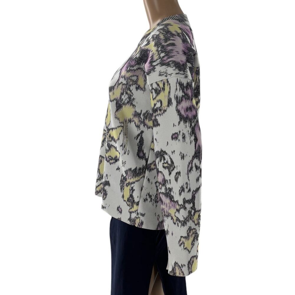 3.1 Phillip Lim White Abstract Daisy Pullover Sweater - Picture 7 of 12